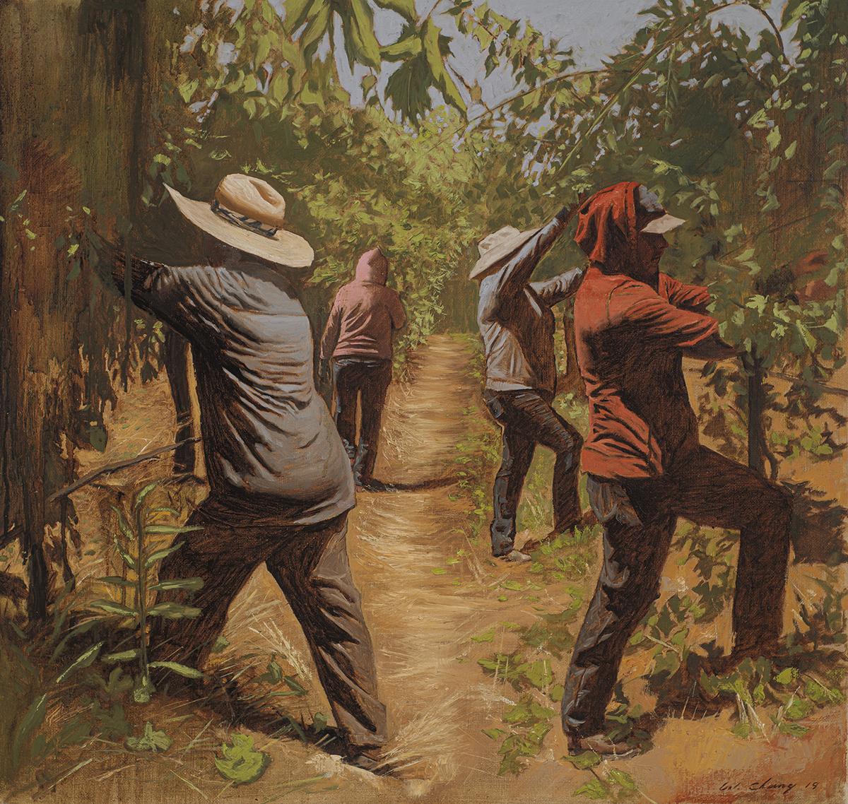 Pulling Leaves
