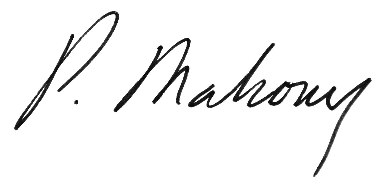 Pat Mahony-signature