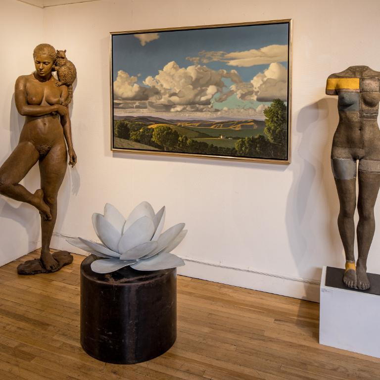sculptures and art