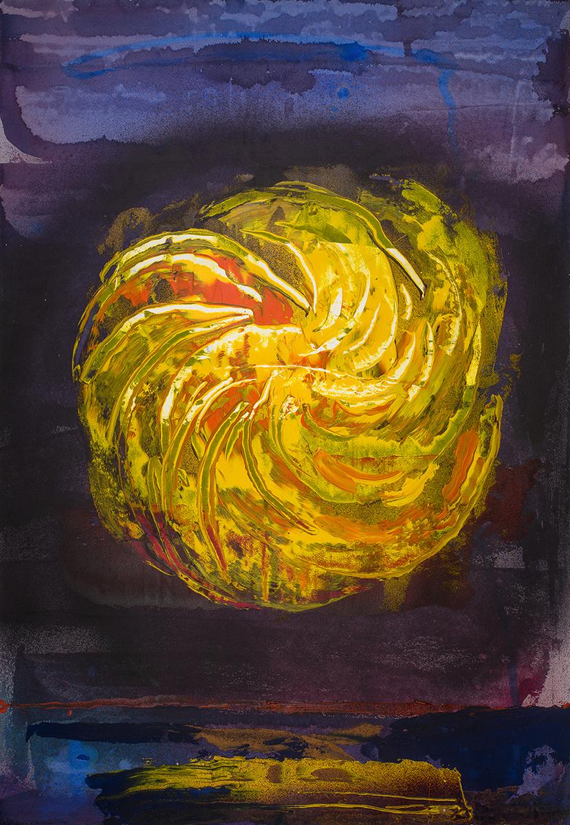 Fred Martin Untitled Yellow Orb