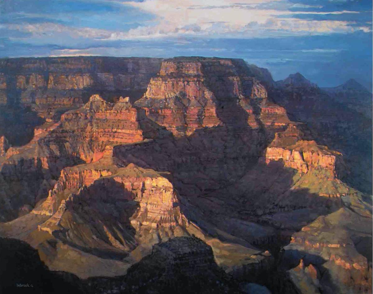 Sundown At Angel's Gate Southwestern Canyon Landscape by Peter Holbrook