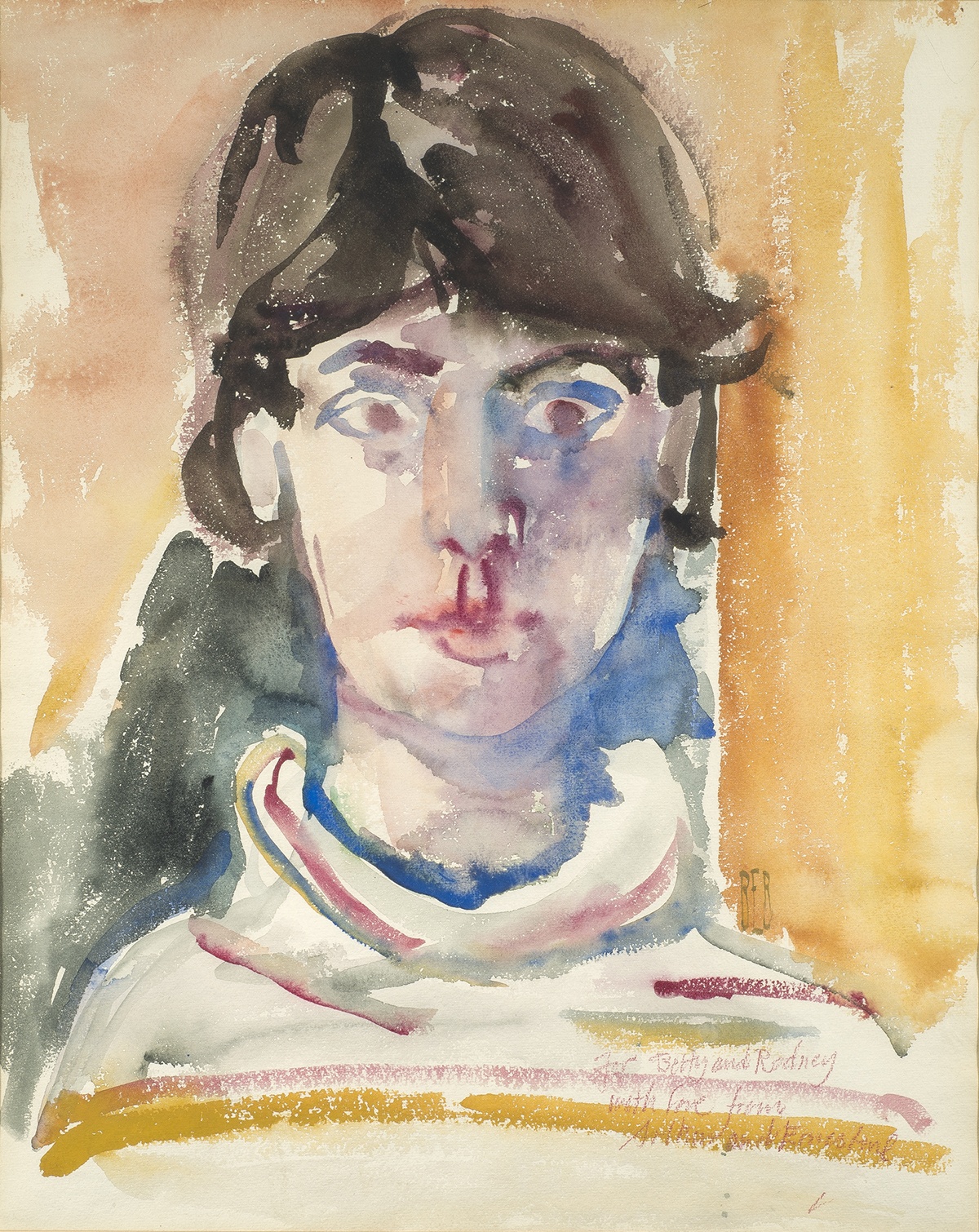 Portrait of Ernestine by Ernestine Betsberg