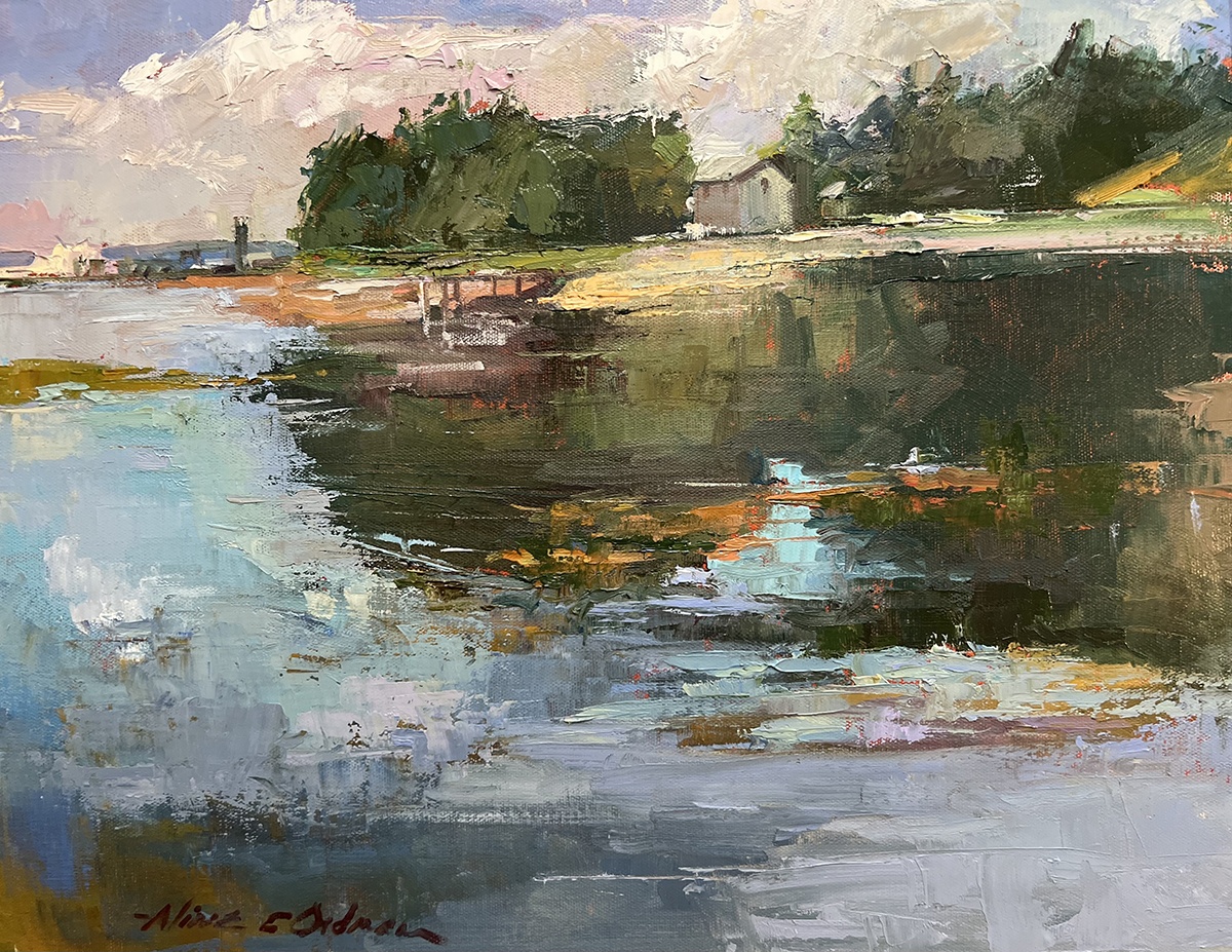 Coastal Landscape by Aline Ordman