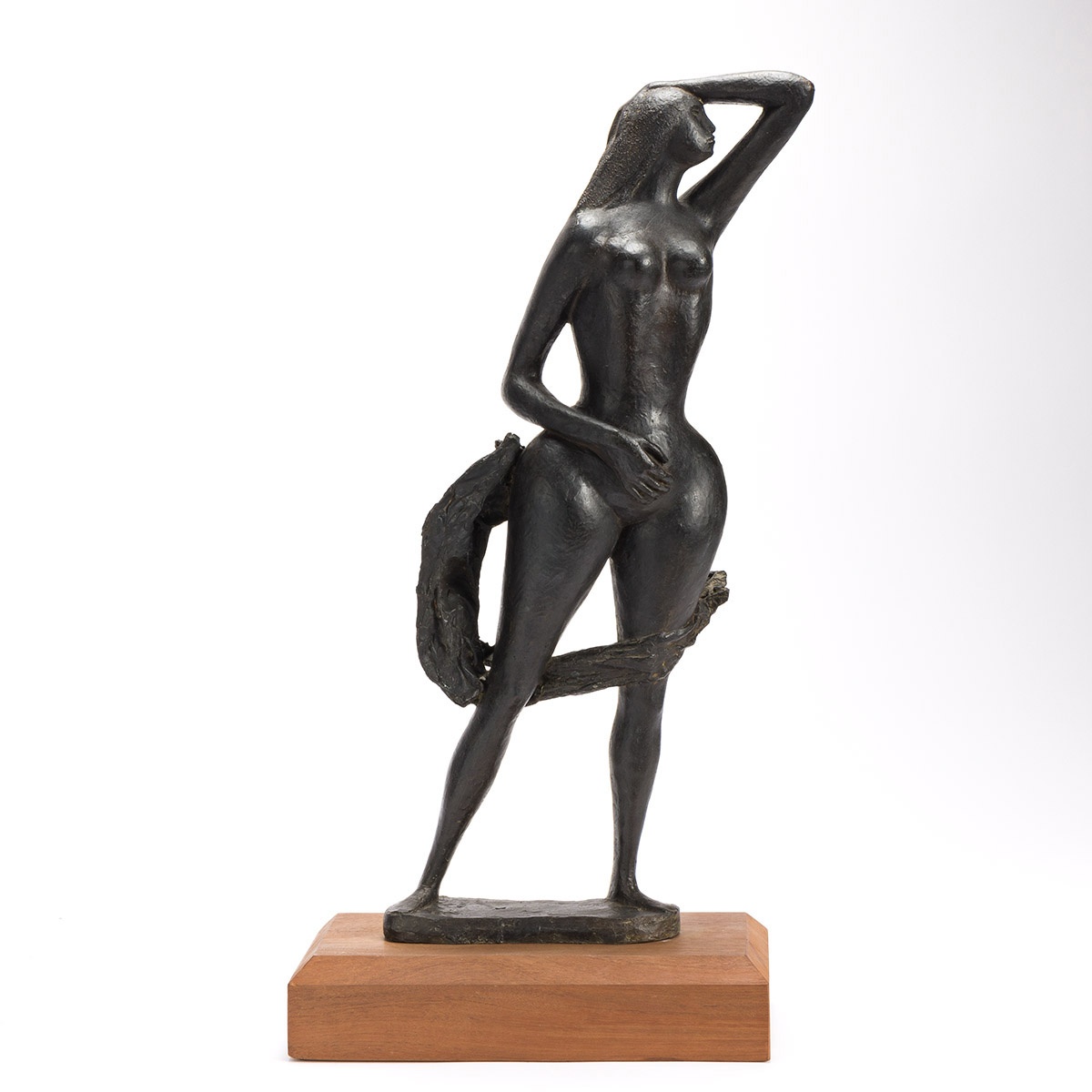 Olmec Bather #1 by Elizabeth Catlett