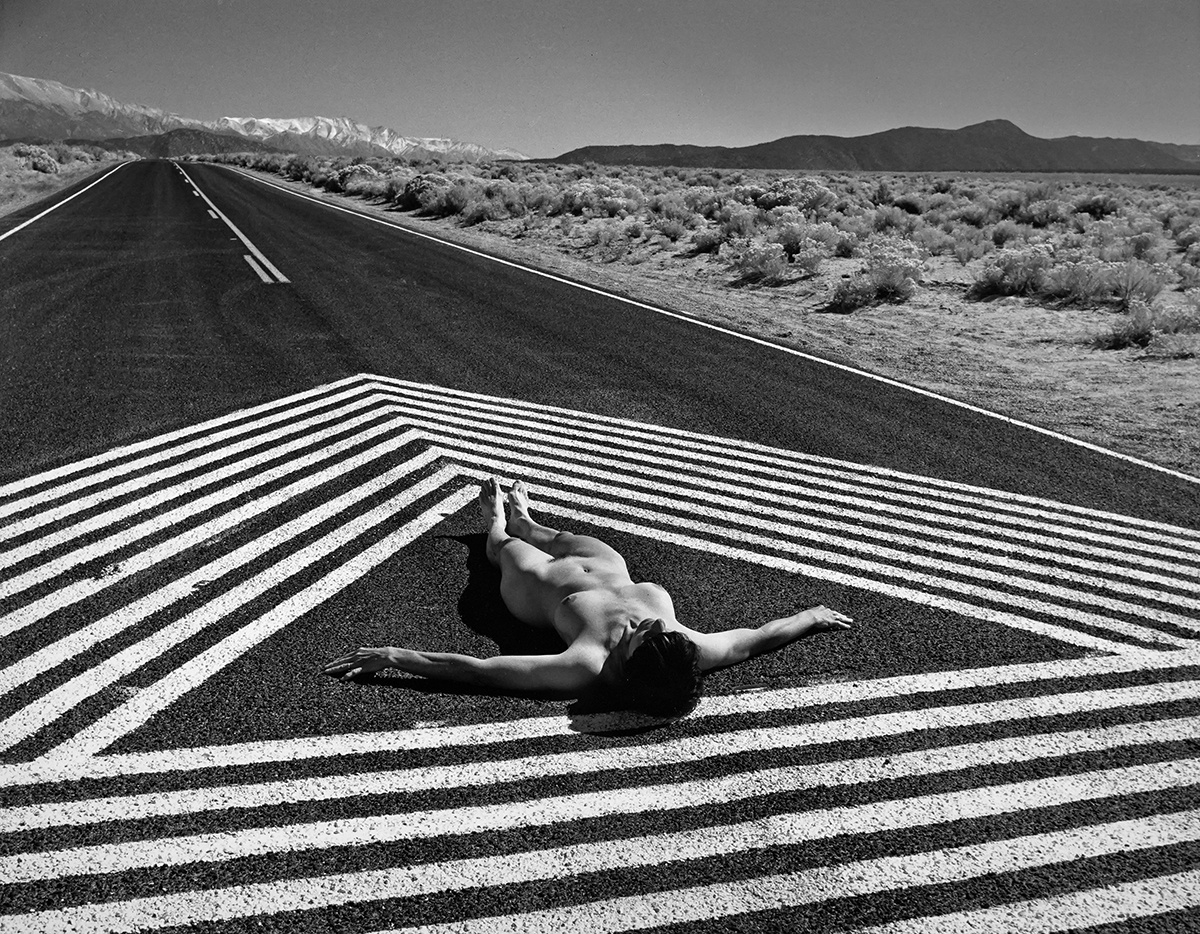 Sharon on Road by Robert Kolbrener