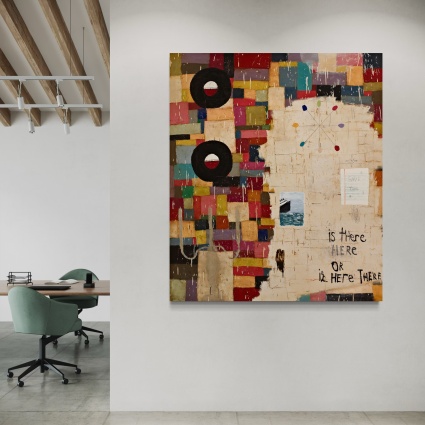 Is There Here by Squeak Carnwath