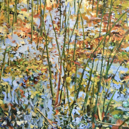 Spring Reeds by Pat Mahony
