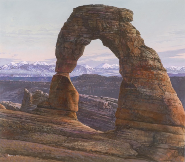 Delicate Arch at Sundown by Peter Holbrook